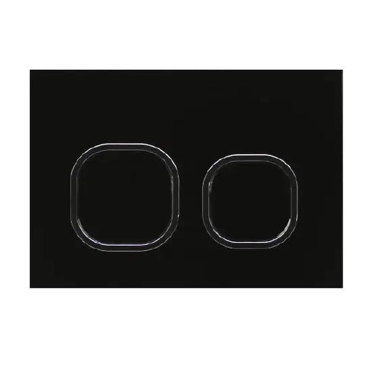 BB05 — R&T Square Glass Dual Flush Button