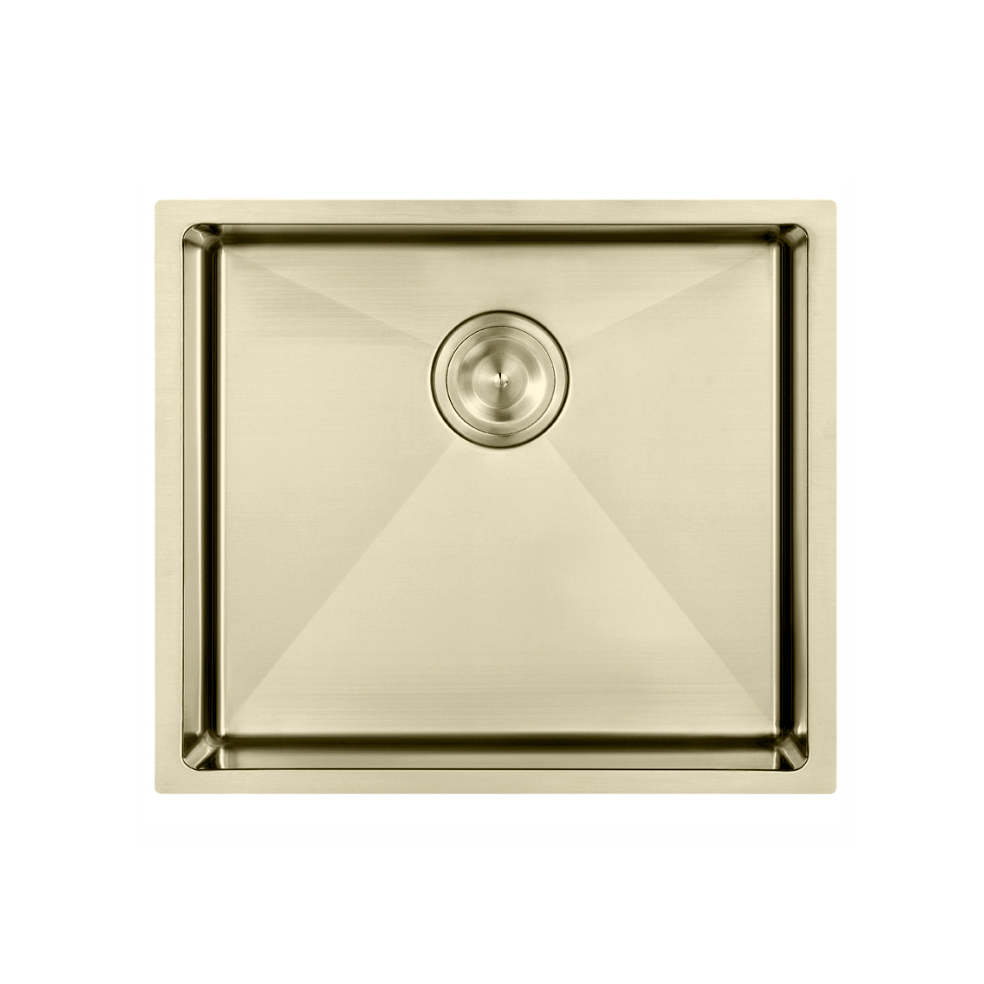 Atlas Single Bowl Kitchen Sink in Champagne Gold - Handmade 550x450x250mm