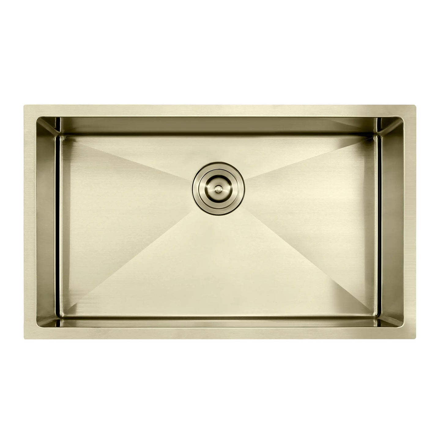 Atlas Single Bowl Kitchen Sink in Champagne Gold - Handmade 700x400x190mm