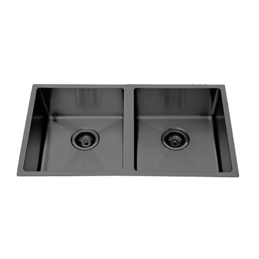 Atlas Single Bowl Handmade Gunmetal Black Kitchen Sink - 760x440x200mm