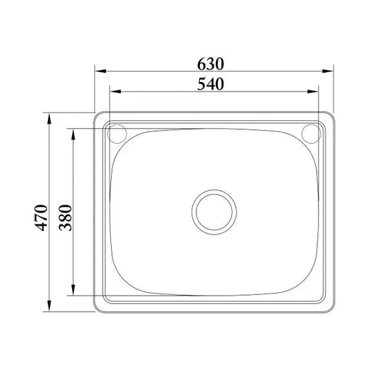 47 Litre - Sofia Insert Laundry Trough