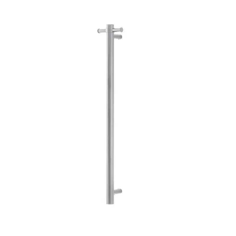 Round Vertical Electric Heated Towel Rack Single Bar