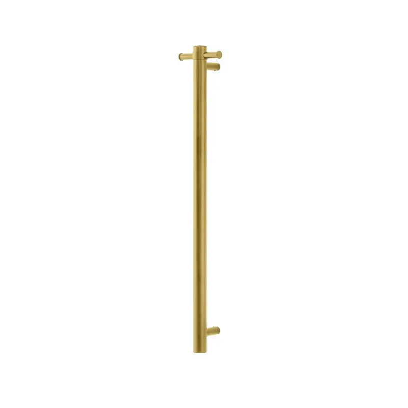 Round Vertical Electric Heated Towel Rack Single Bar