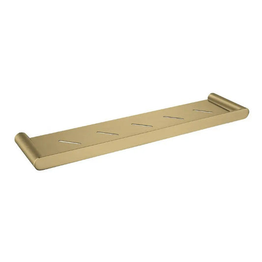 RUSHY Brushed Brass Round Stainless Steel Shelf