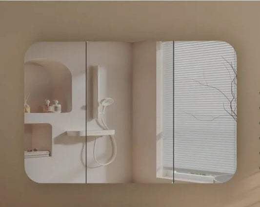 GRAND Shaving Cabinet 1200x800mm - WALNUT Carysil