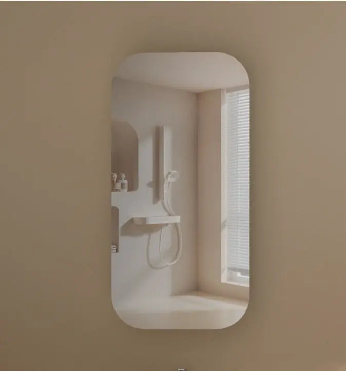 EARLS Squircle Shaving Cabinet 450x900mm - WALNUT Carysil