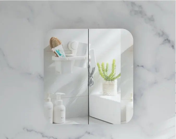 GRAND Shaving Cabinet 750x800mm/900x800mm - MATTE WHITE Carysil