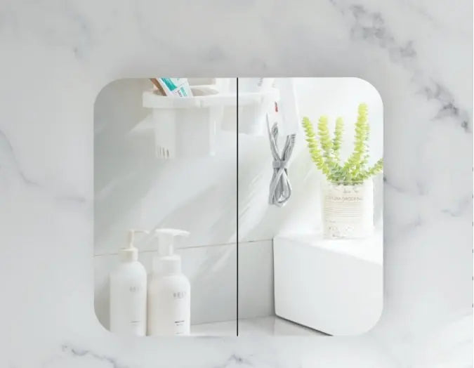 GRAND Shaving Cabinet 750x800mm/900x800mm - MATTE WHITE Carysil