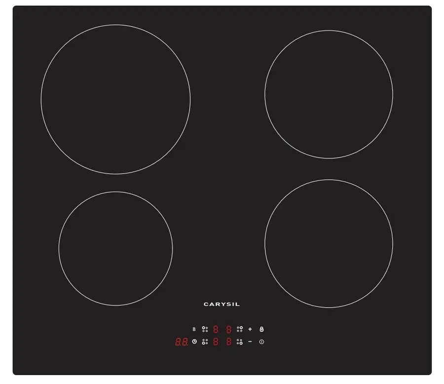 Carysil Built- In Induction Hob 60CM - Black Glass Finish