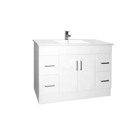 NOVO Freestanding Vanity - in 2 Sizes (900,1200mm) - Ceramic or Stone Top