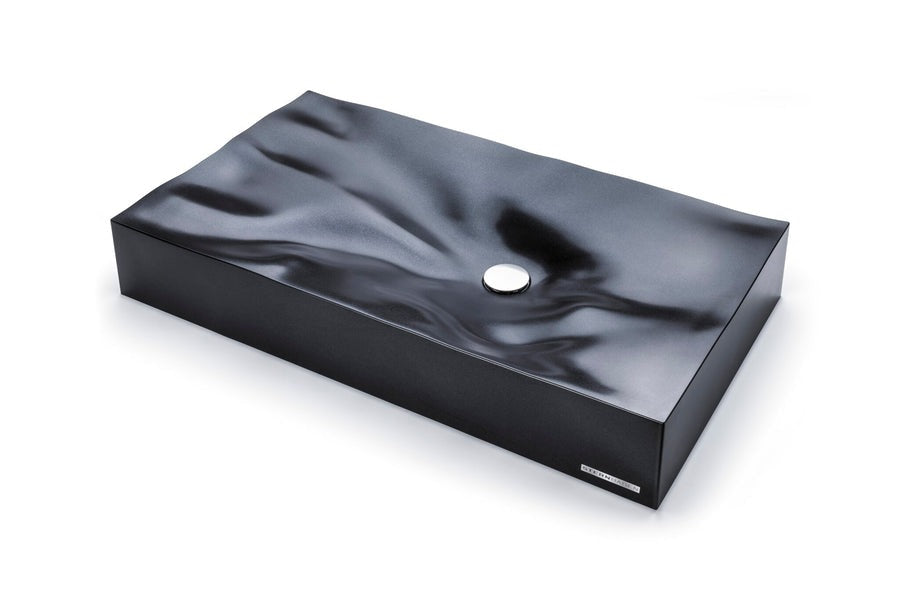 Sternhagen DUNE Above Counter Basin White or Black Glossy Bathroom Basin Sani-Quartz Composite Hight-End