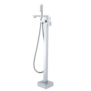 Square Freestanding Bath Mixer With Handheld Shower (In 4 Colours)