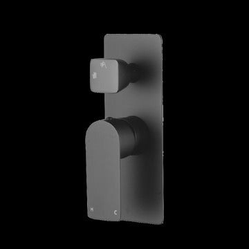 VOG Series Solid Bath/Shower Wall Mixer with Diverter Wall Mounted (In 2 Colours)
