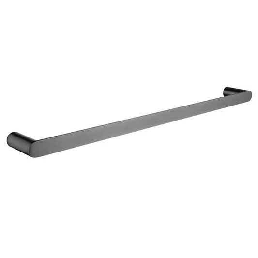 RUSHY Gun Metal Grey Single Towel Rail - 600mm , 800mm