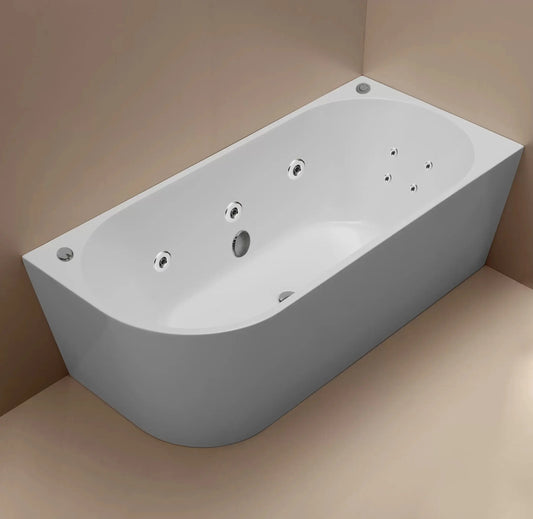 MILAN Spa Corner Bathtub - Left or Right Hand Side - in 3 Sizes (1400,1500,1700mm)