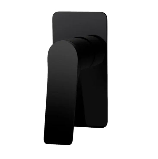 RUSHY Square Black Built-in Shower Wall Mixer