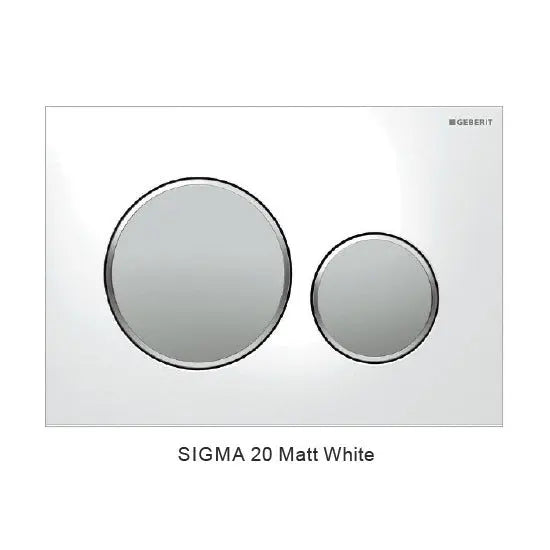Sigma 20 — Round Dual Flush Button