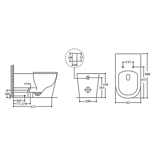 MADRID Disabled floor pan
