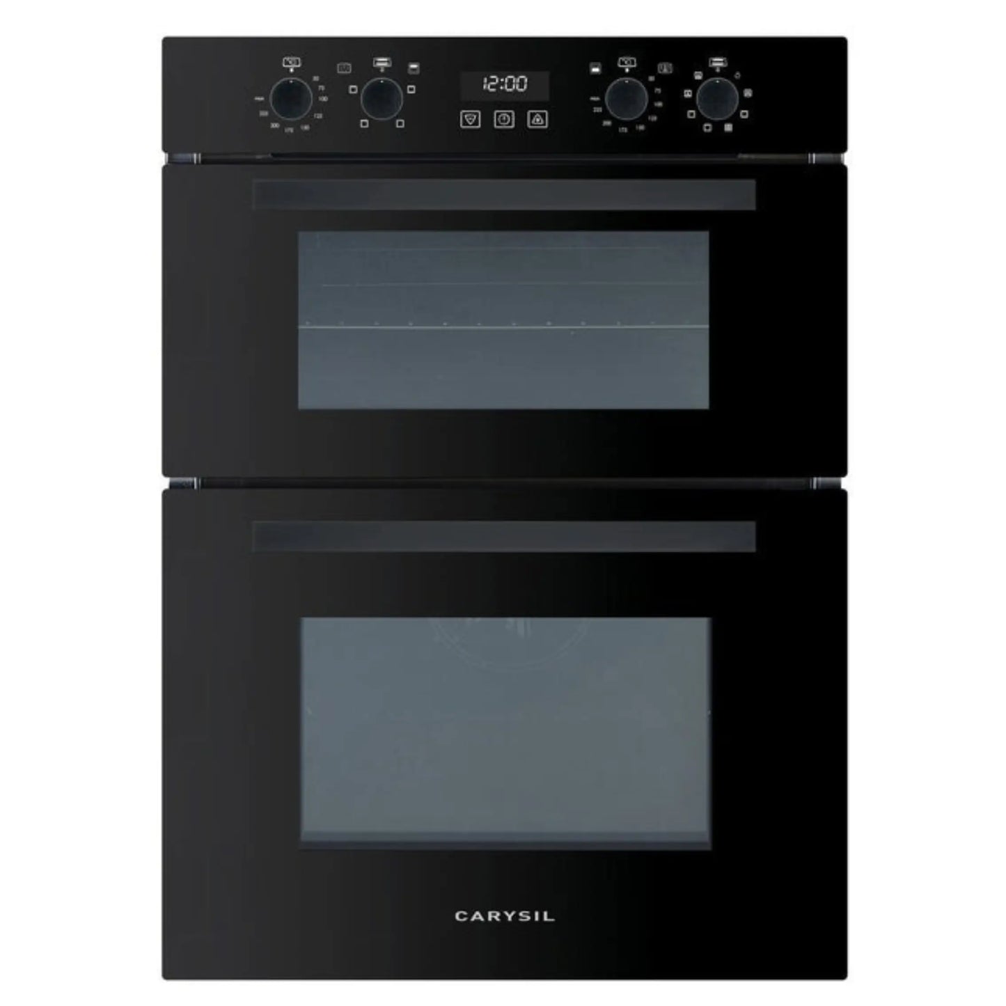 Carysil Built-In Black Double Oven 60CM