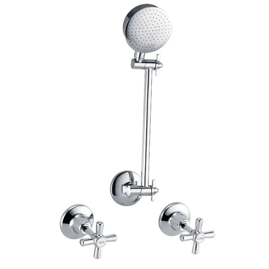 BATHMATES Shower Set Chrome