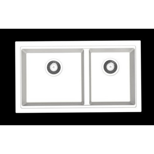 CARYSIL Maples Double Bowl Granite Kitchen Sink Kitchen Sink