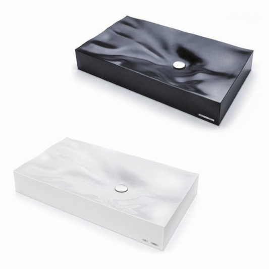 Sternhagen DUNE Above Counter Basin White or Black Glossy Bathroom Basin Sani-Quartz Composite Hight-End