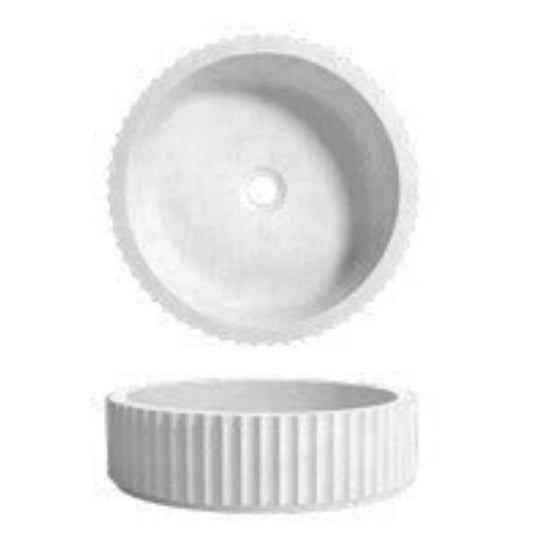 PIAZA Above Counter Basin - in Matte White , Matte Grey, Matte Black