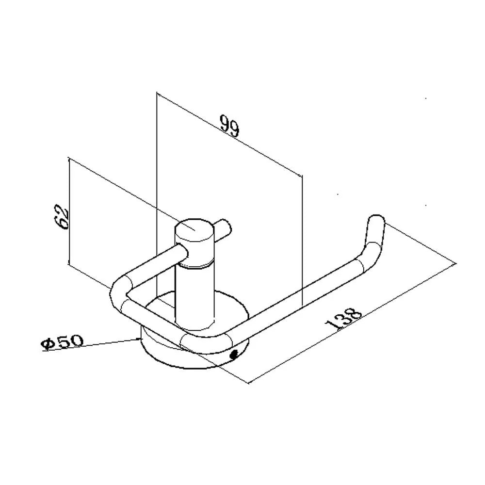 LUCID PIN Round Toilet Paper Roll Holder