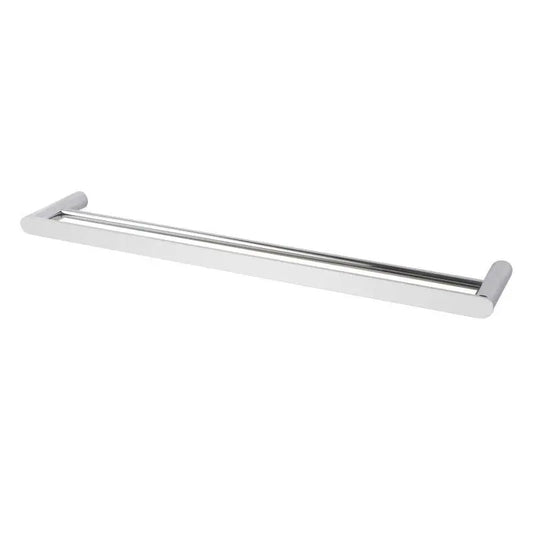 RUSHY Brushed Nickel Double Towel Rail - 600mm , 800mm