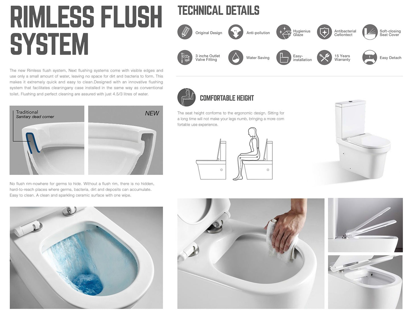 ASCOLI Floor Pan Toilet