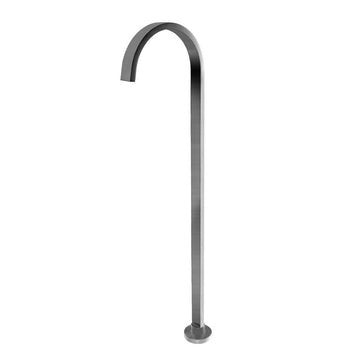 Norico Pentro Round Stainless Steel Freestanding Bath Spout (In 3 Colours)