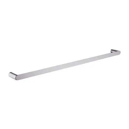 RUSHY Brushed Nickel Single Towel Rail - 600mm , 800mm
