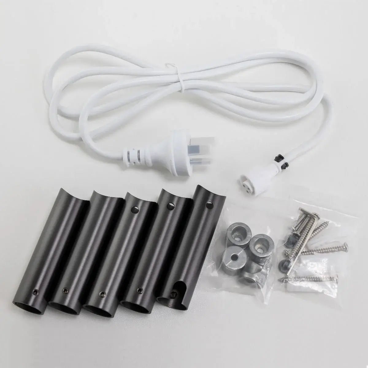 Round Chrome Electric Heated Towel Rack 4 Bars
