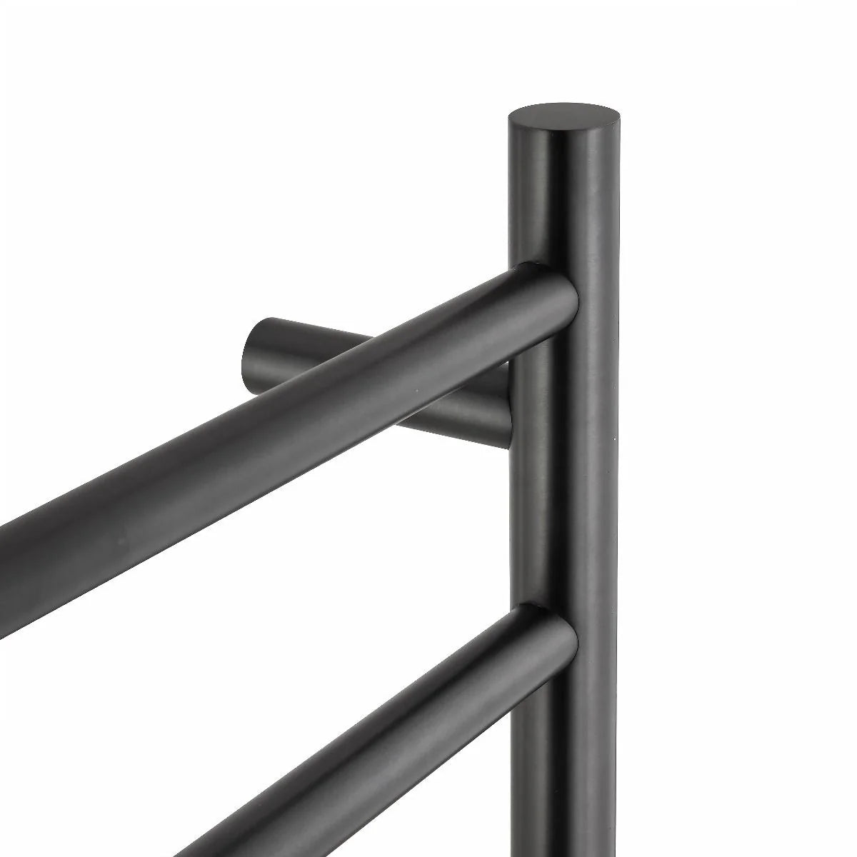 Round Chrome Electric Heated Towel Rack 4 Bars