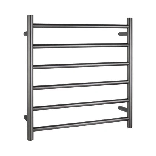 Round Electric Heated Towel Rack 6 Bars