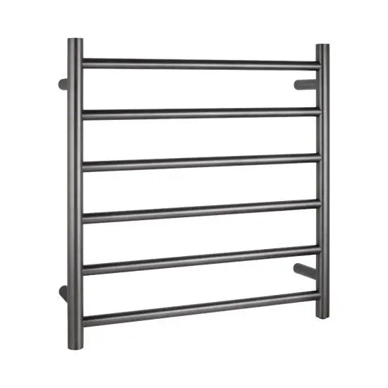 Round Electric Heated Towel Rack 6 Bars