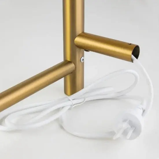 Round Chrome Electric Heated Towel Rack 4 Bars