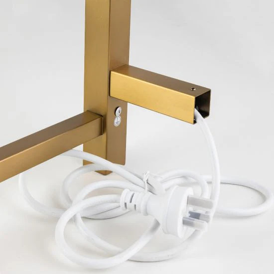 Square Electric Heated Towel Rack 4 Bars
