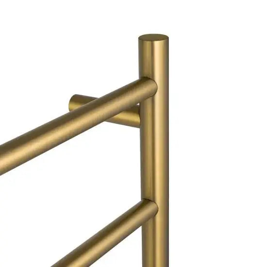 Round Chrome Electric Heated Towel Rack 4 Bars