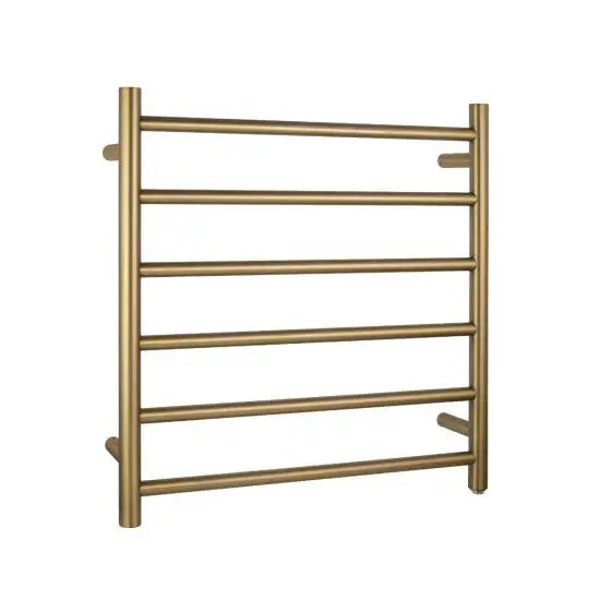 Round Electric Heated Towel Rack 6 Bars