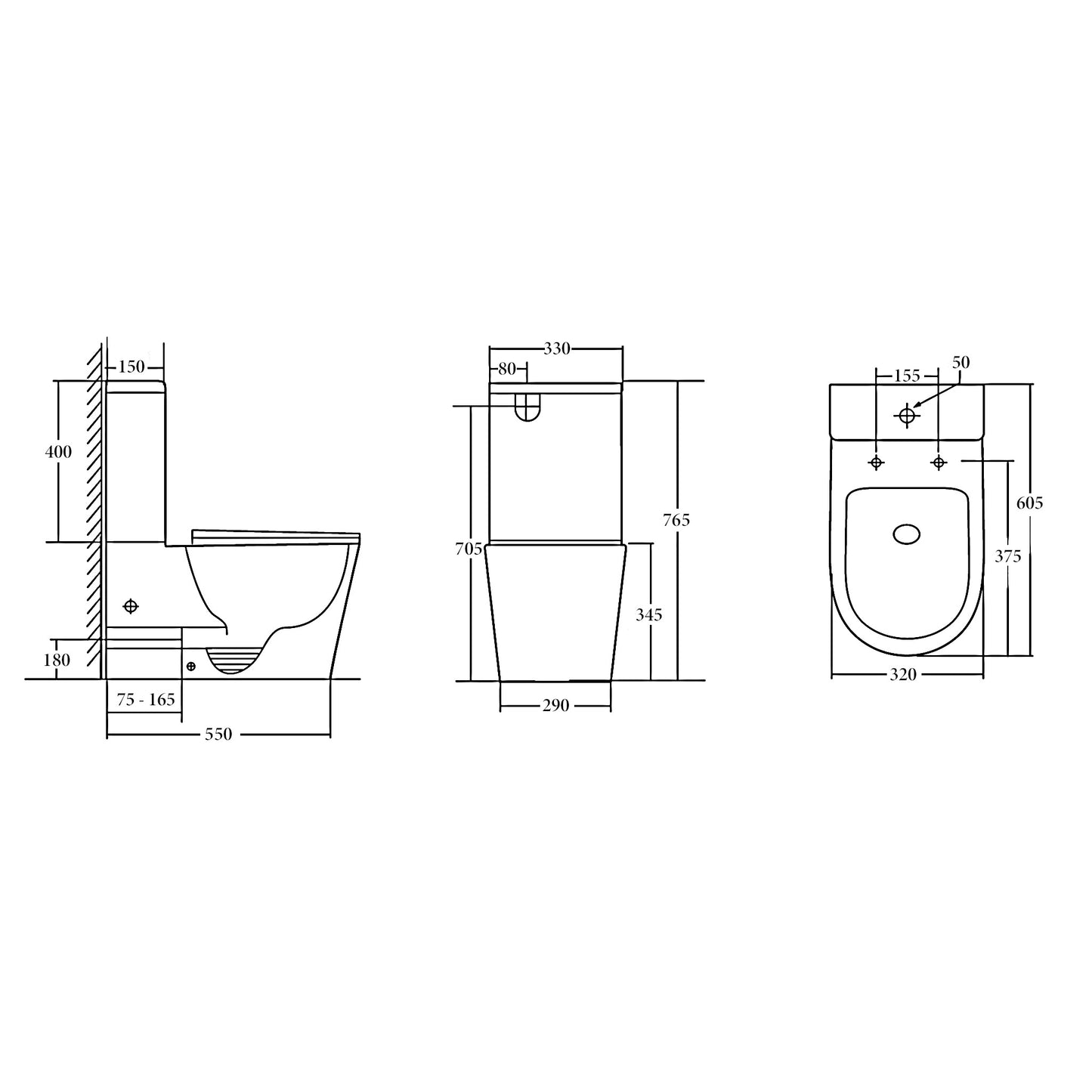 Junior Back To Wall Toilet Suite - Child Care