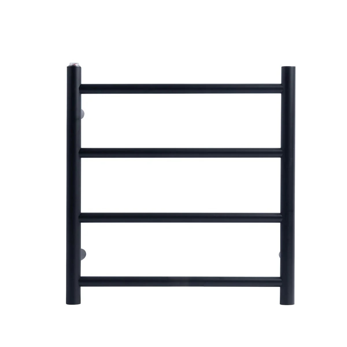 Round Chrome Electric Heated Towel Rack 4 Bars