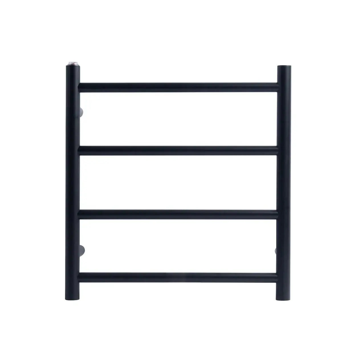 Round Chrome Electric Heated Towel Rack 4 Bars