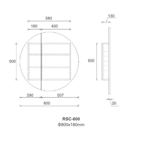 Cadel Shaving Cabinet