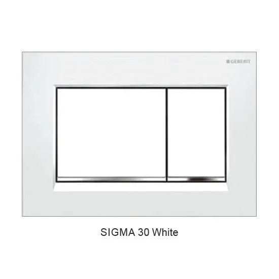 Sigma 30 — Square Dual Flush Button