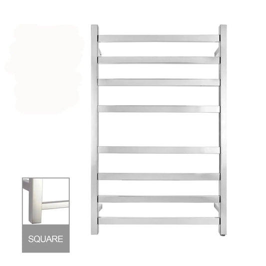 Square Electric Heated Towel Rack 8 Bars