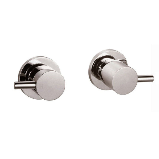 Norico Pentro Round Shower Taps Set - in  Brushed Yellow Gold, Gun Metal and Brushed Nickel