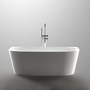 ROYAL 1500mm Back to Wall Freestanding Bath Tub  Bathtub