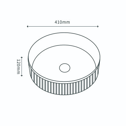 CASCADE Above Counter Basin - 6 Shapes & 3 Color's Available