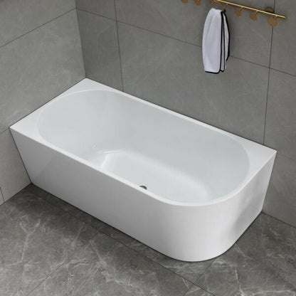 Victor 1500mm Left Hand Corner Freestanding Bathtub – overflow option  Bathtub